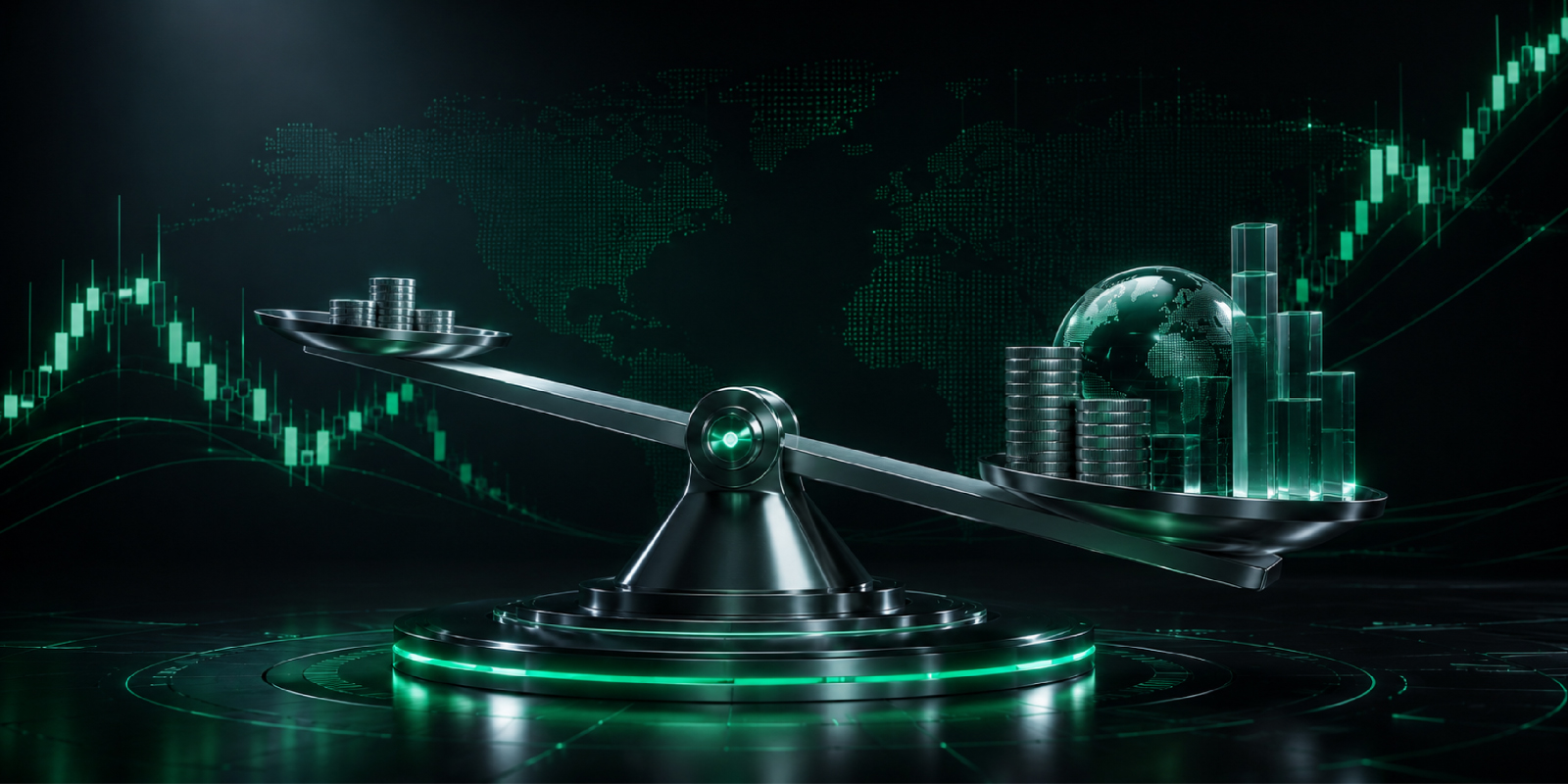 Leverage allows a small margin deposit to control a much larger market position — amplifying both potential gains and potential losses equally