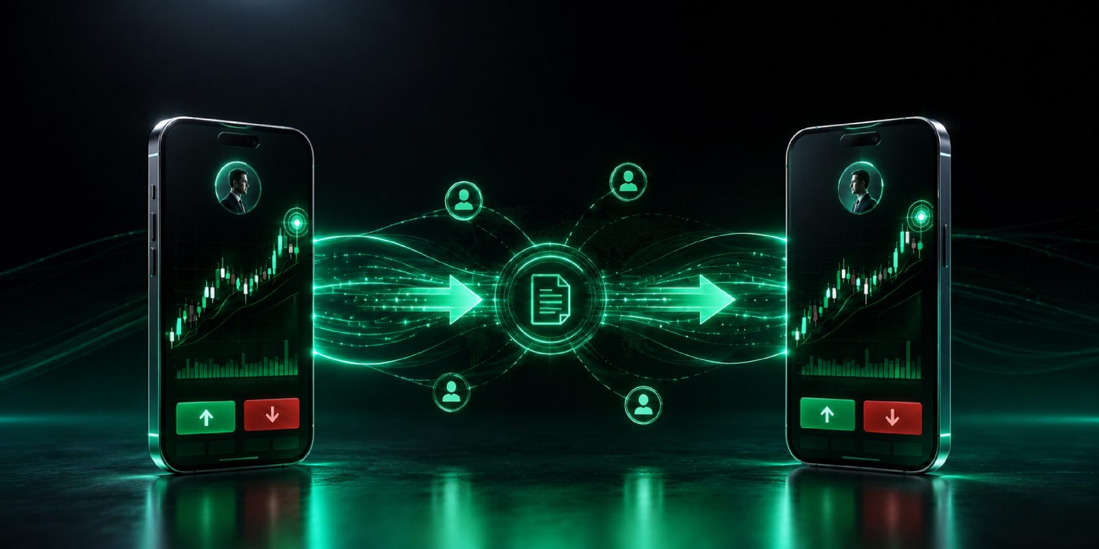 Copy trading allows traders to automatically mirror the positions of a strategy provider — proportionally and in real time