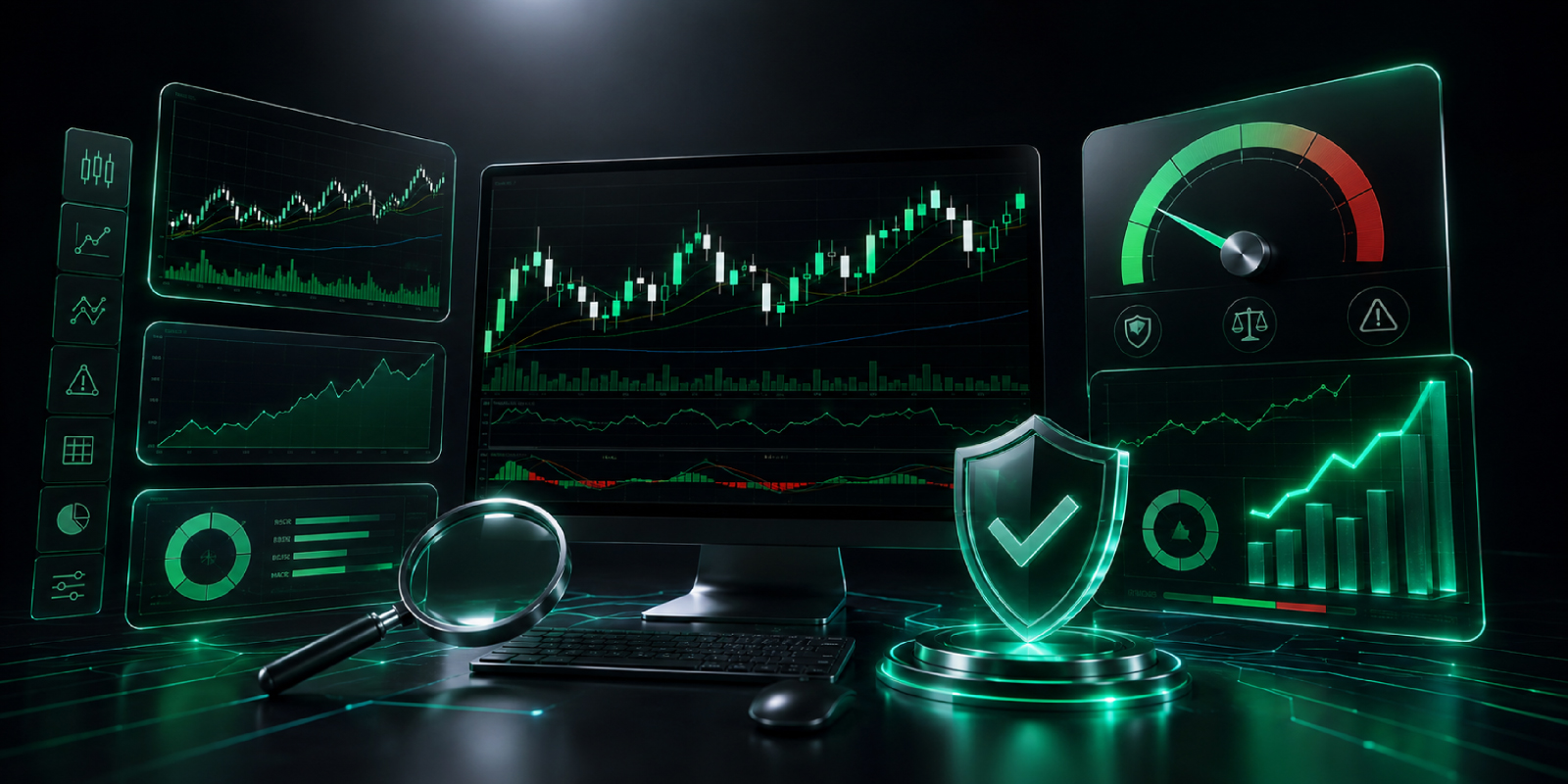 FISG's additional tools extend beyond charting — providing the market context and risk controls that support disciplined trading