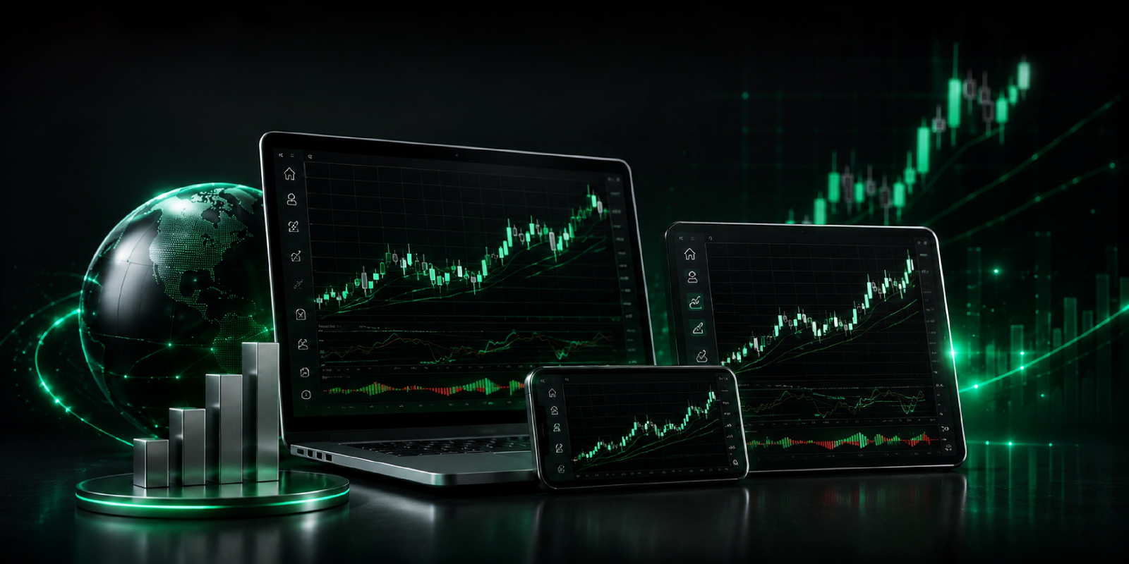 MT4 and MT5 are available across desktop, web, and mobile — giving you full platform access from anywhere