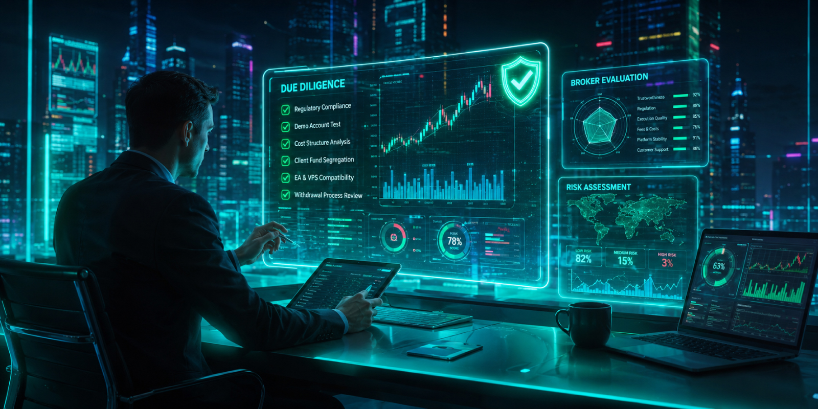 A structured due diligence process is essential before selecting any MT4 broker as your trading partner