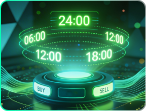 24-Hour trading,
5 Days a week