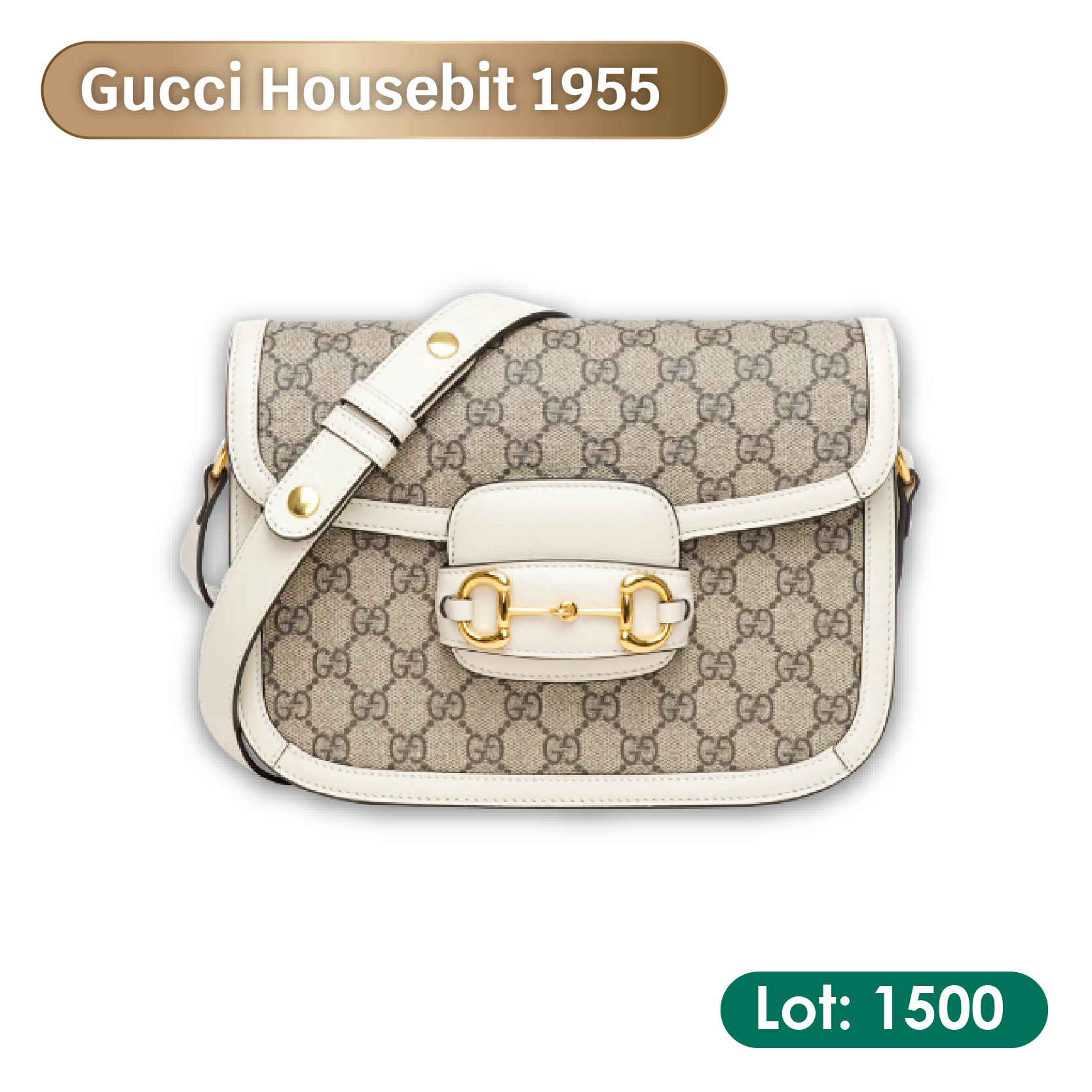 7. Gucci Housebit 1955 | Lot: 1500